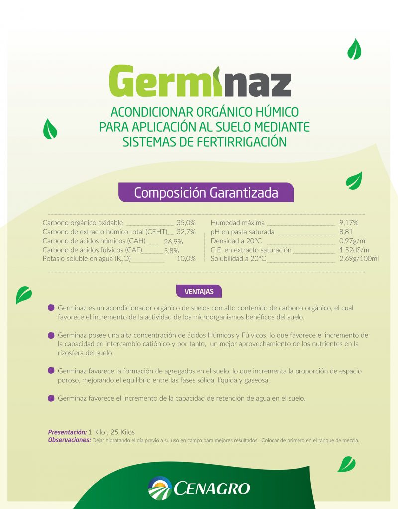 FICHA TÉCNICA Germinaz-Fertilizantes-Cenagro